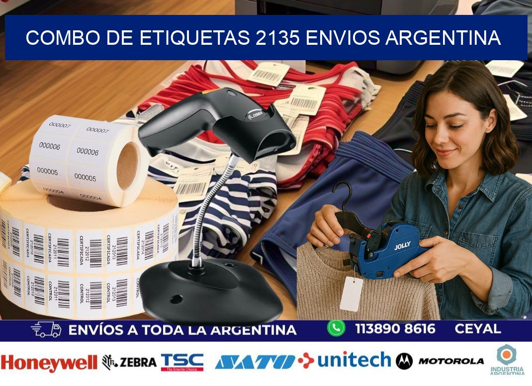 Combo de etiquetas 2135 ENVIOS ARGENTINA