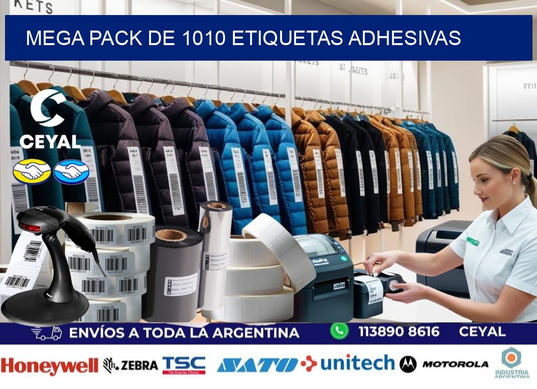 Mega pack de 1010 etiquetas adhesivas