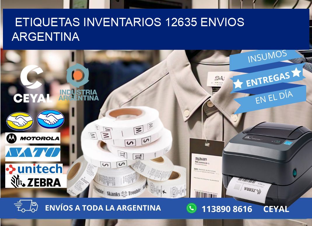 etiquetas inventarios 12635 ENVIOS ARGENTINA