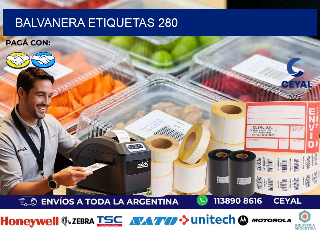 Balvanera etiquetas 280