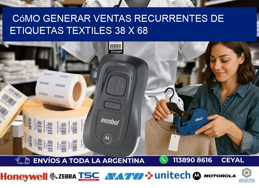 Cómo Generar Ventas Recurrentes de Etiquetas Textiles 38 x 68