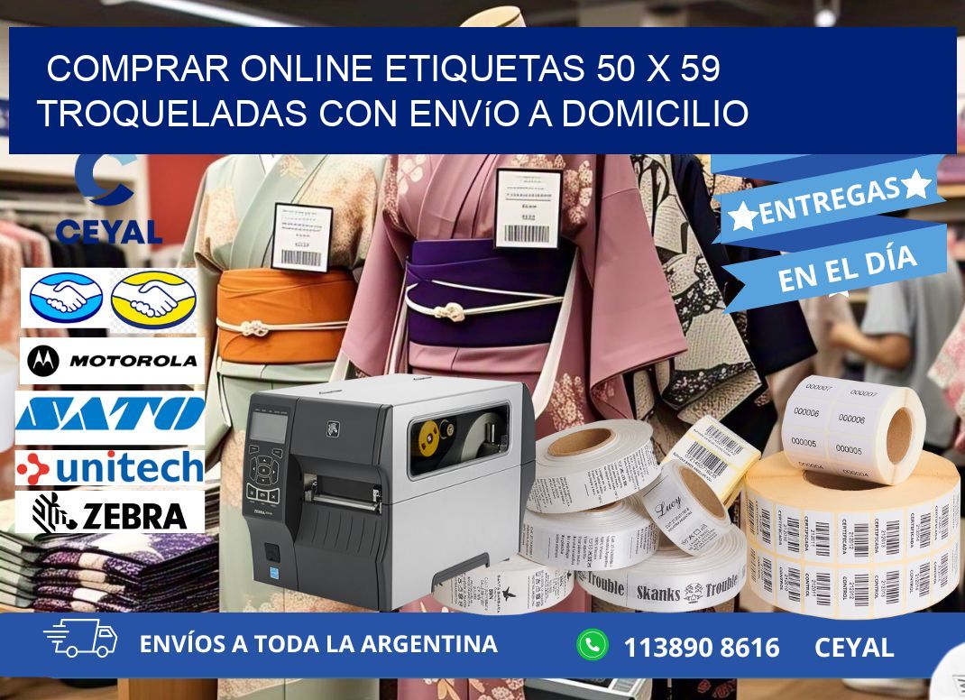Comprar online etiquetas 50 x 59 troqueladas con envío a domicilio