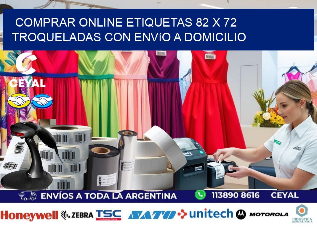 Comprar online etiquetas 82 x 72 troqueladas con envío a domicilio