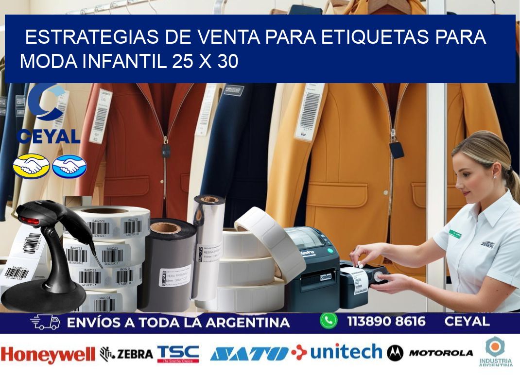 Estrategias de Venta para Etiquetas para Moda Infantil 25 x 30