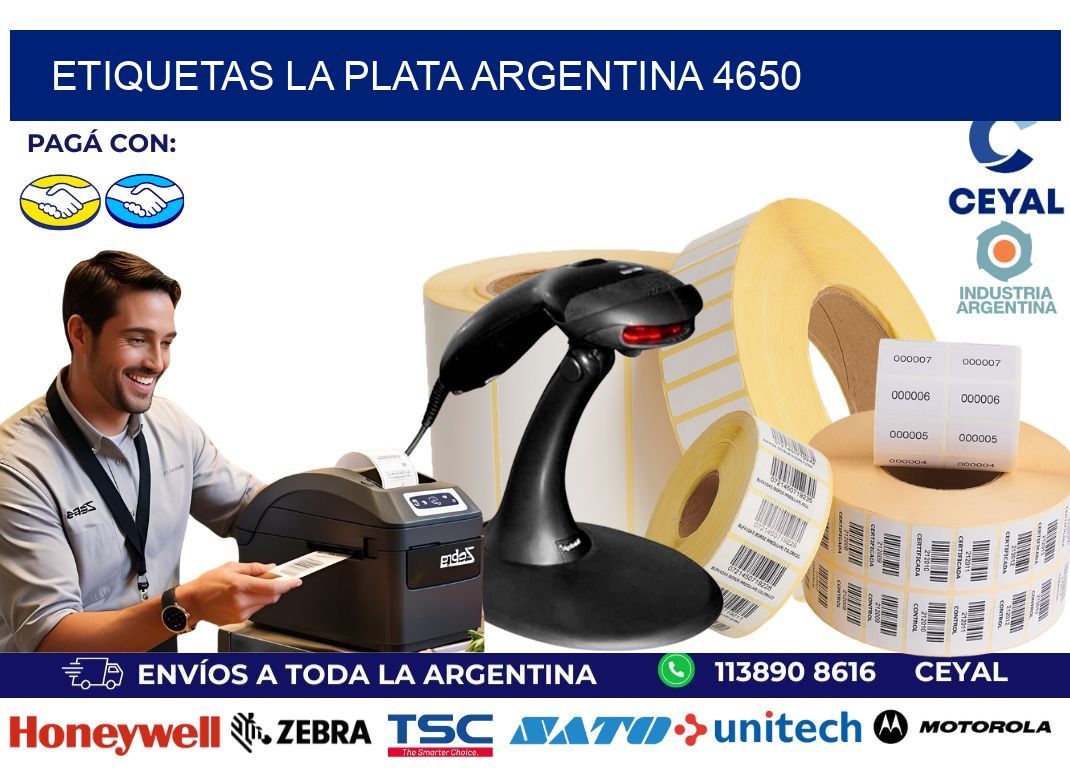 Etiquetas La Plata Argentina 4650