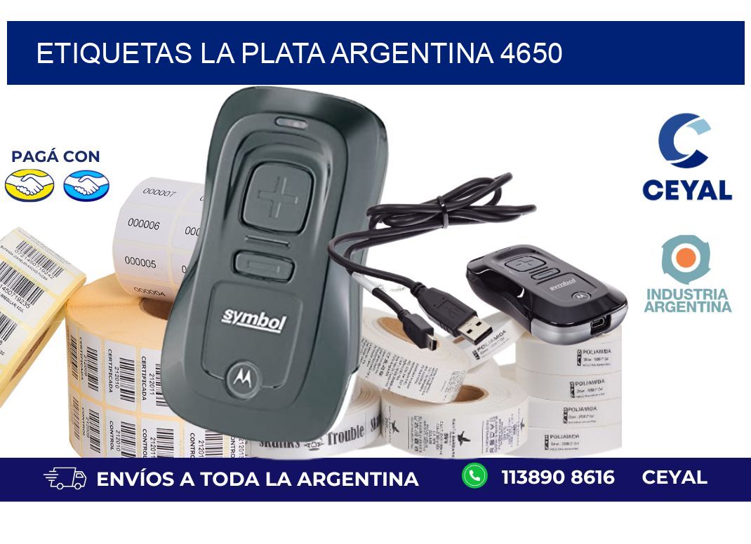 Etiquetas La Plata Argentina 4650