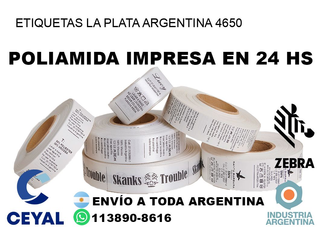 Etiquetas La Plata Argentina 4650