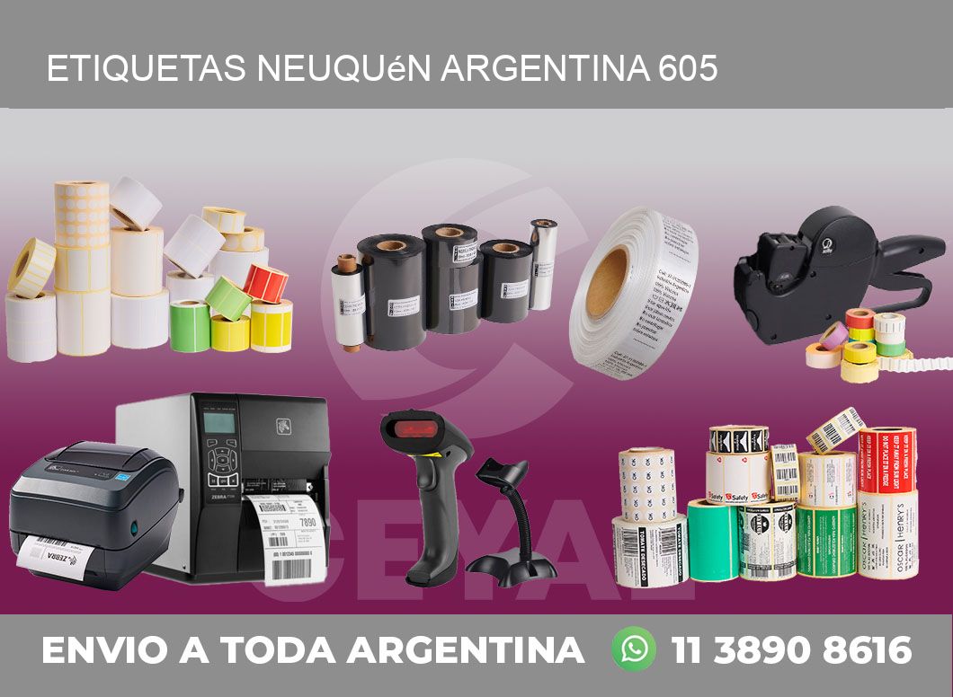 Etiquetas Neuquén Argentina 605
