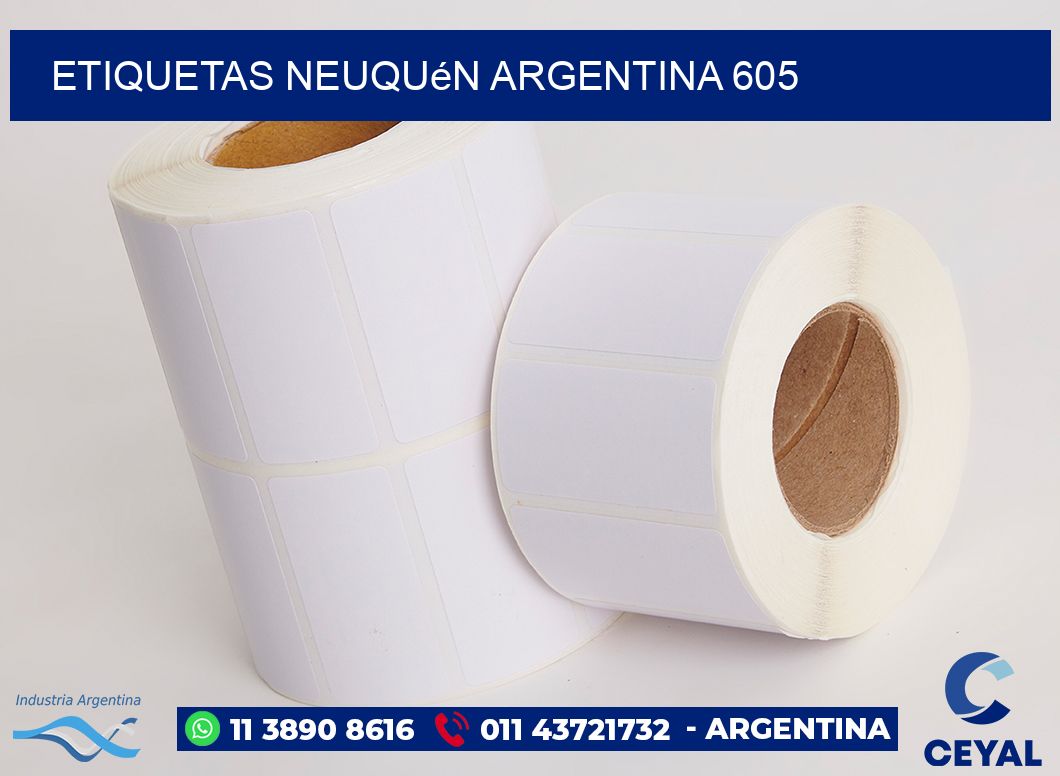 Etiquetas Neuquén Argentina 605