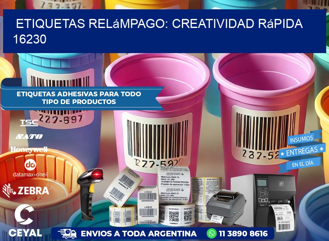 Etiquetas Relámpago: Creatividad Rápida 16230