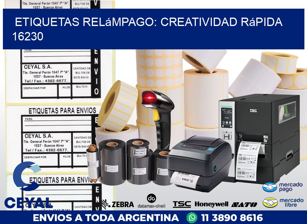 Etiquetas Relámpago: Creatividad Rápida 16230