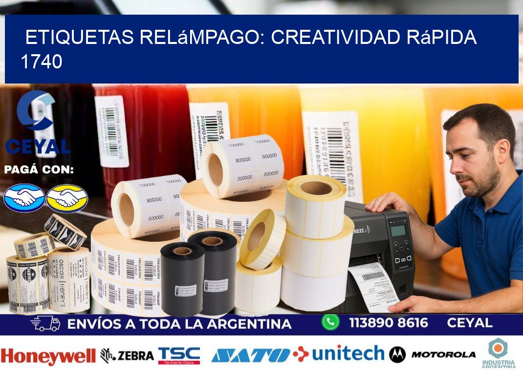 Etiquetas Relámpago: Creatividad Rápida 1740