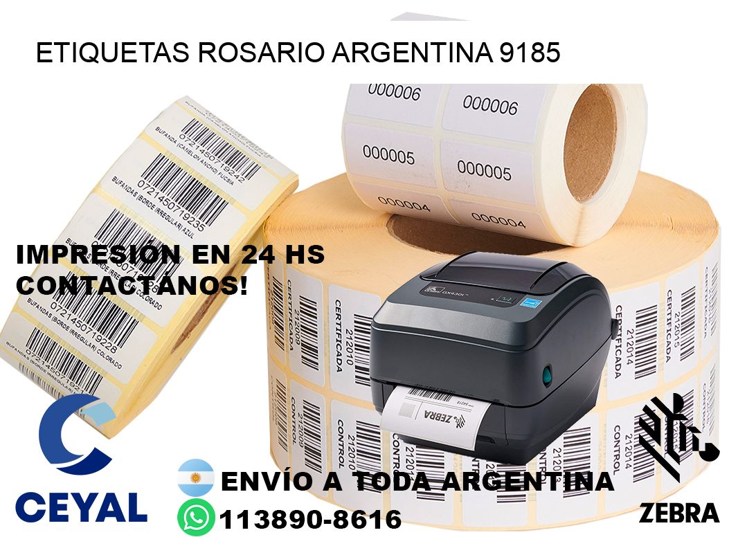 Etiquetas Rosario Argentina 9185