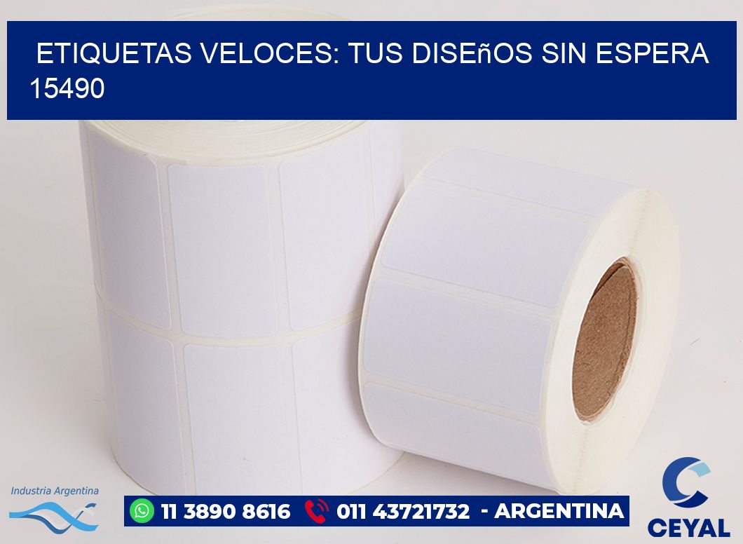 Etiquetas Veloces: Tus Diseños sin Espera 15490