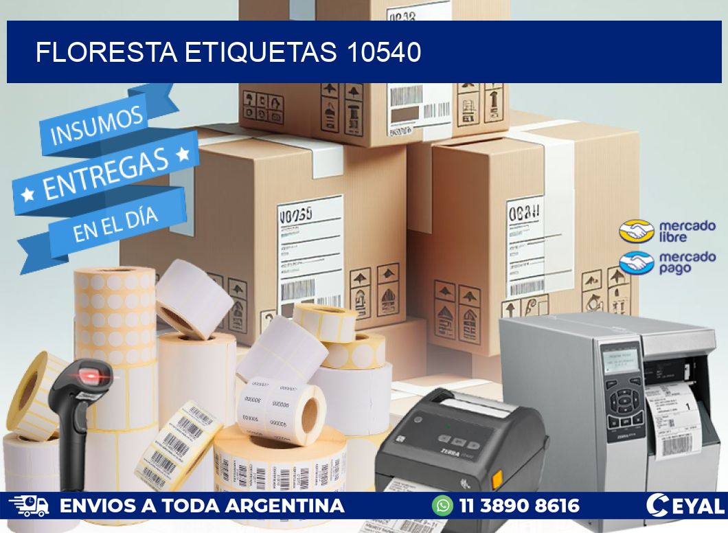 Floresta etiquetas 10540