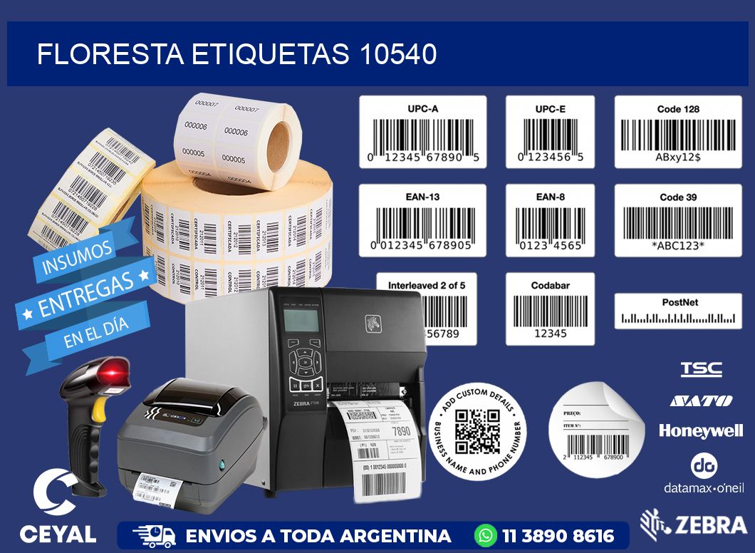 Floresta etiquetas 10540