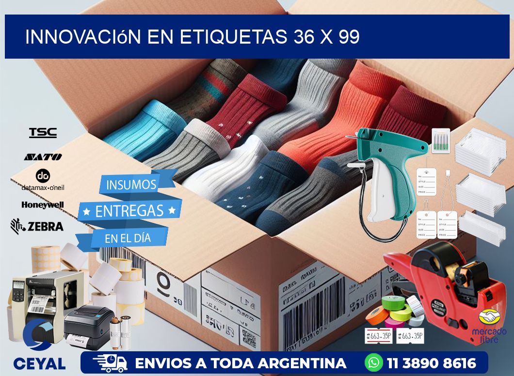 Innovación en etiquetas 36 x 99