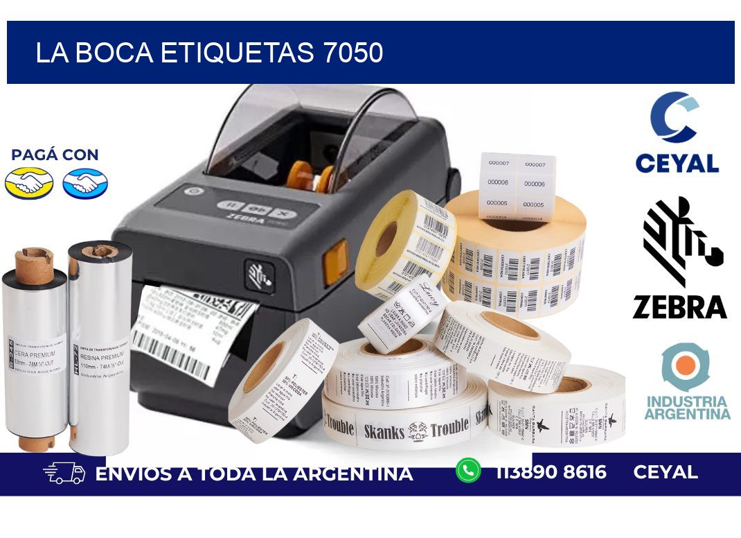 La Boca etiquetas 7050