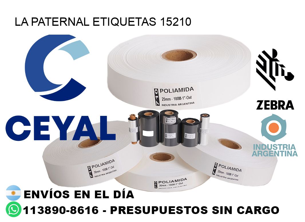 La Paternal etiquetas 15210
