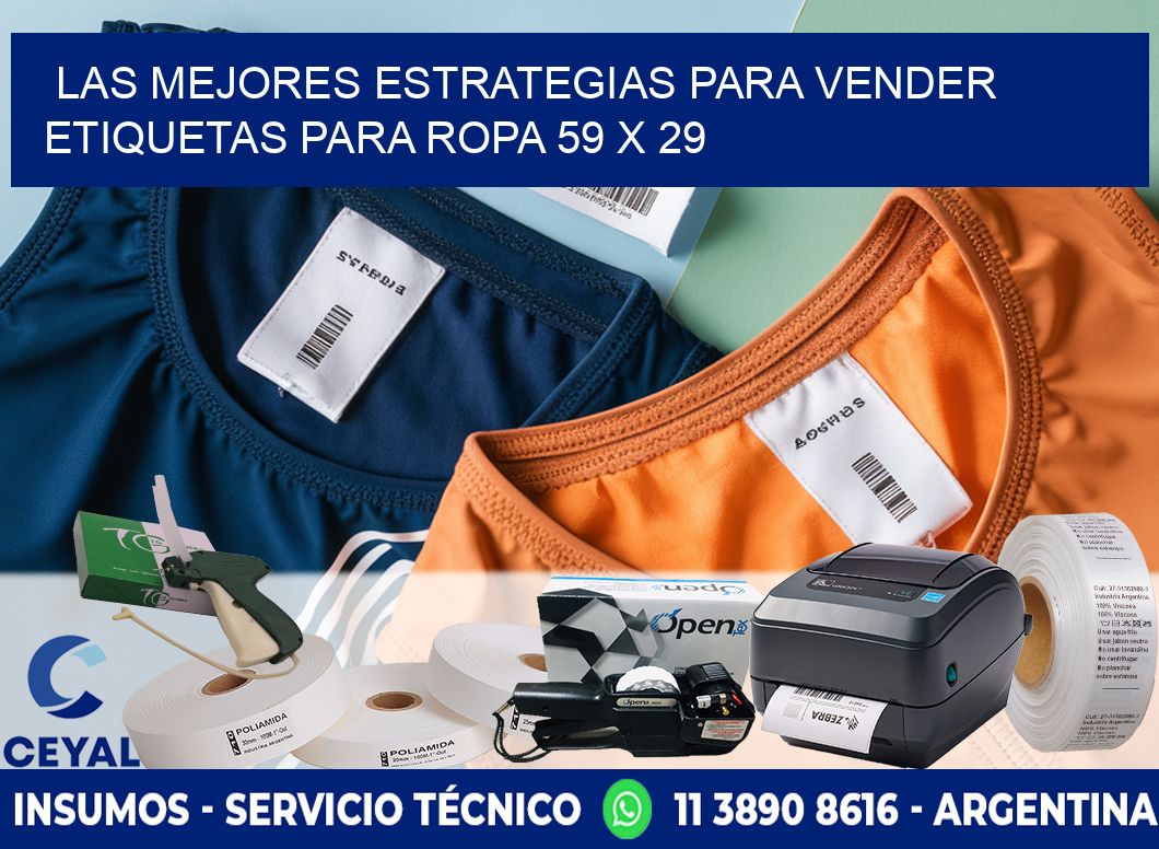 Las Mejores Estrategias para Vender Etiquetas para Ropa 59 x 29