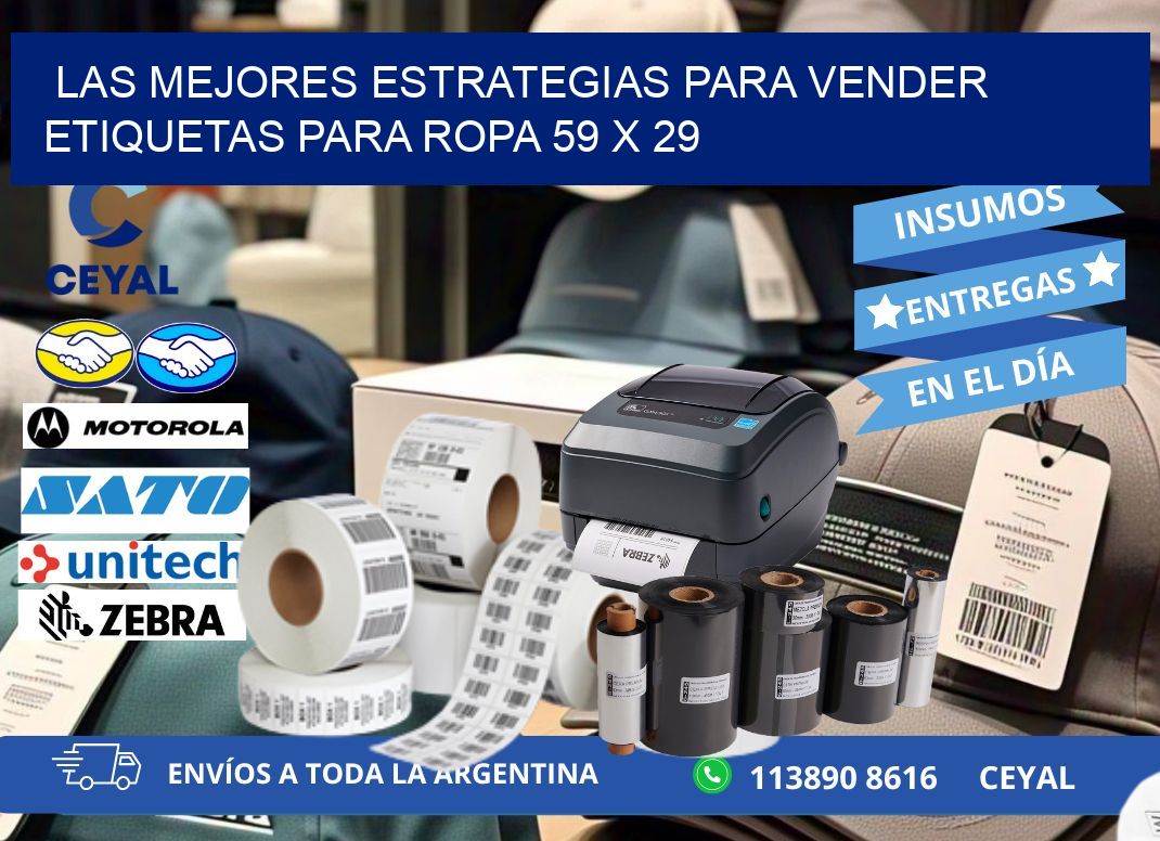 Las Mejores Estrategias para Vender Etiquetas para Ropa 59 x 29