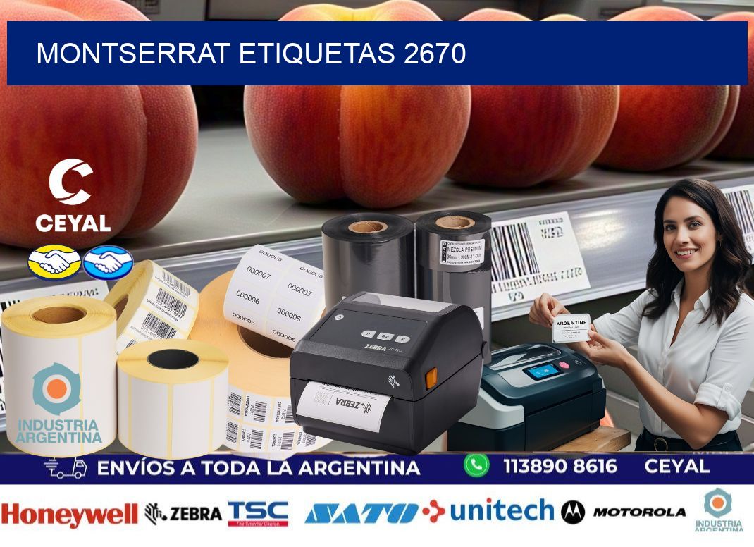 Montserrat etiquetas 2670