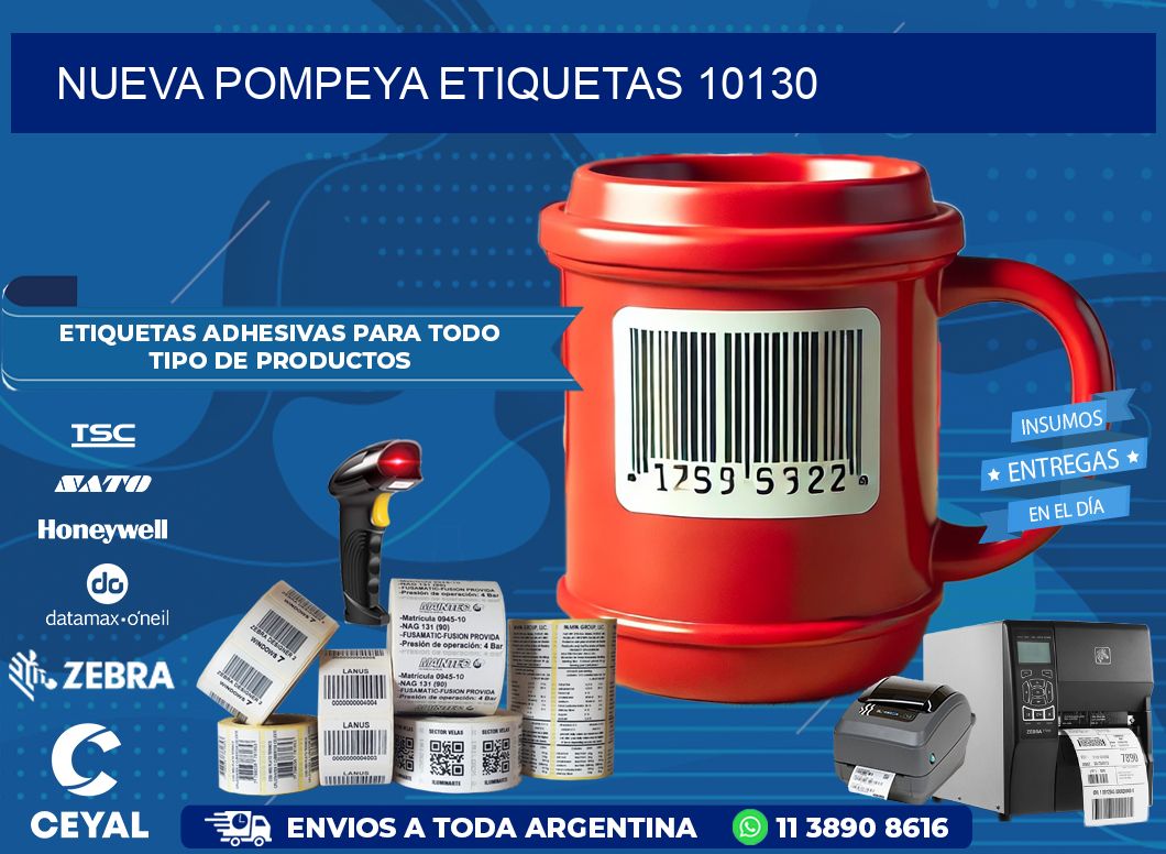 Nueva Pompeya etiquetas 10130