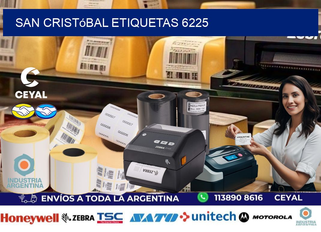 San Cristóbal etiquetas 6225