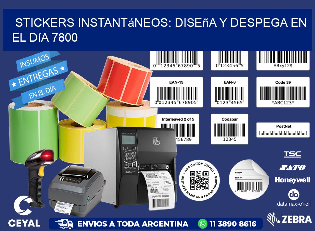 Stickers Instantáneos: Diseña y Despega en el Día 7800