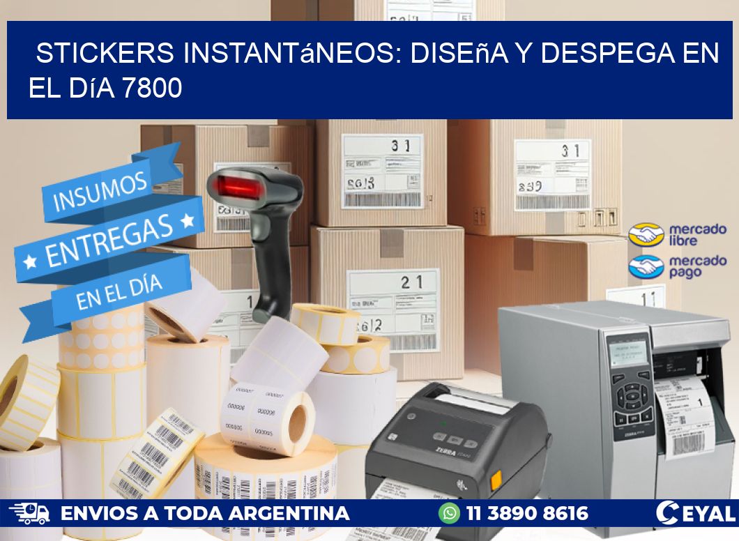 Stickers Instantáneos: Diseña y Despega en el Día 7800