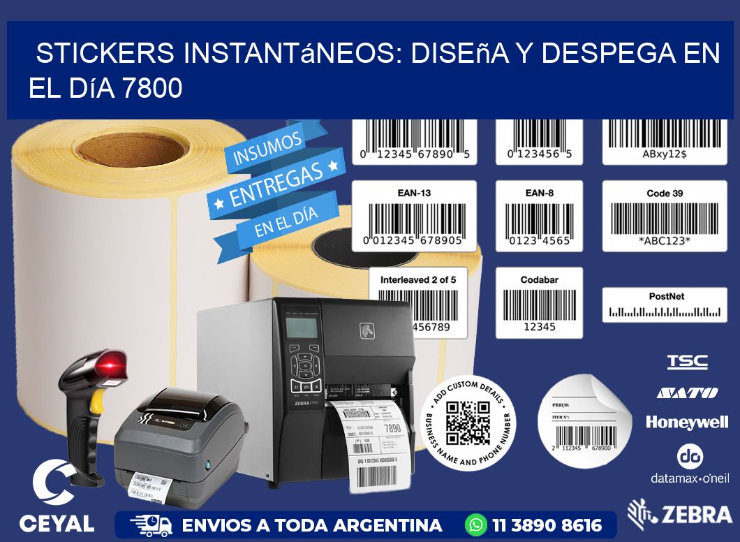 Stickers Instantáneos: Diseña y Despega en el Día 7800