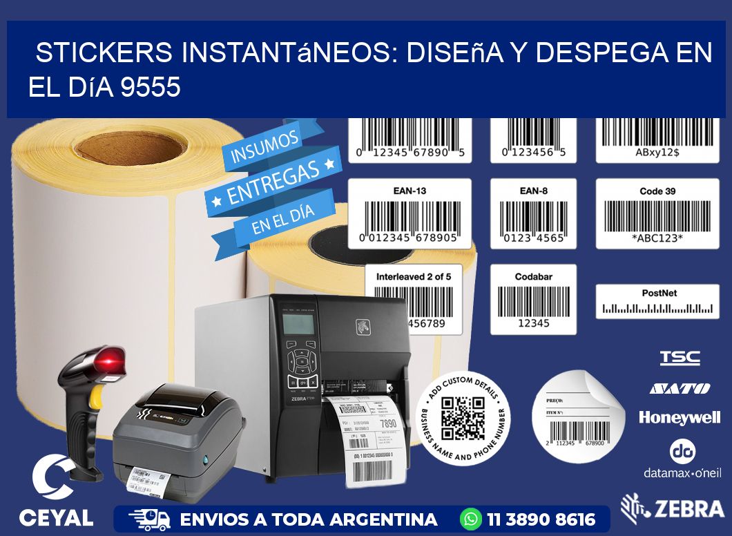 Stickers Instantáneos: Diseña y Despega en el Día 9555