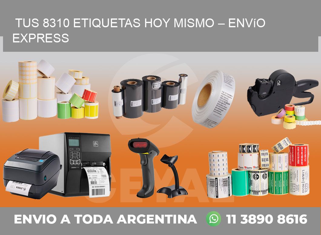Tus 8310 Etiquetas Hoy Mismo – Envío Express