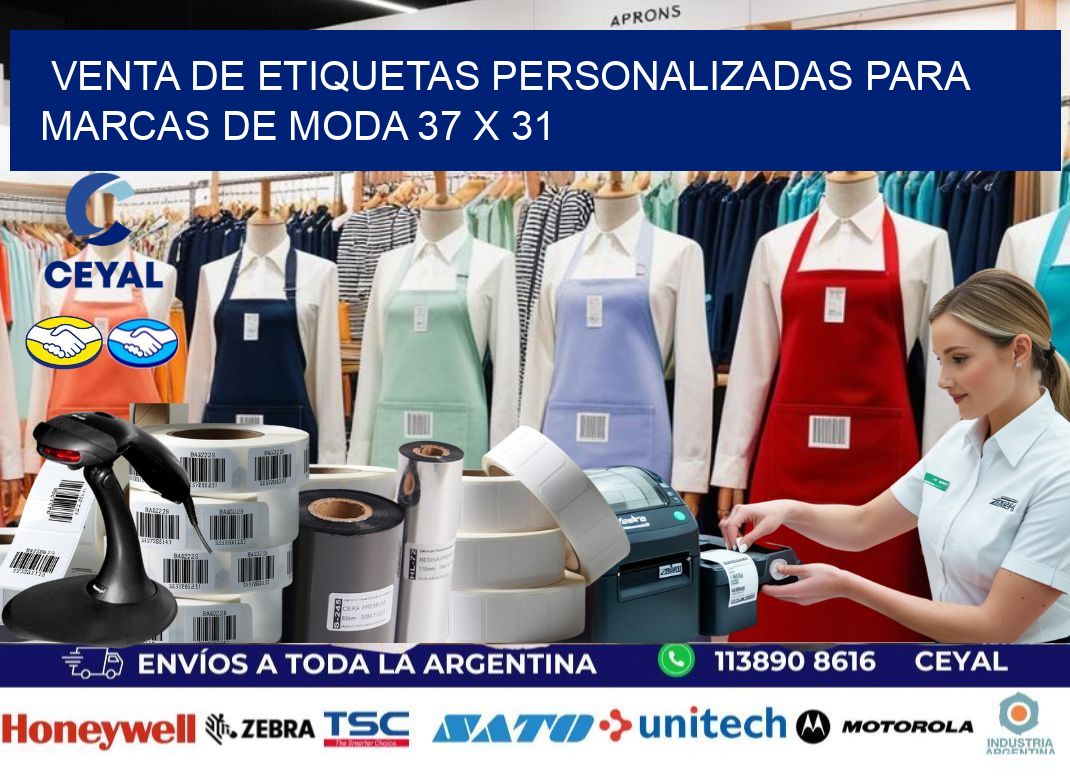 Venta de Etiquetas Personalizadas para Marcas de Moda 37 x 31