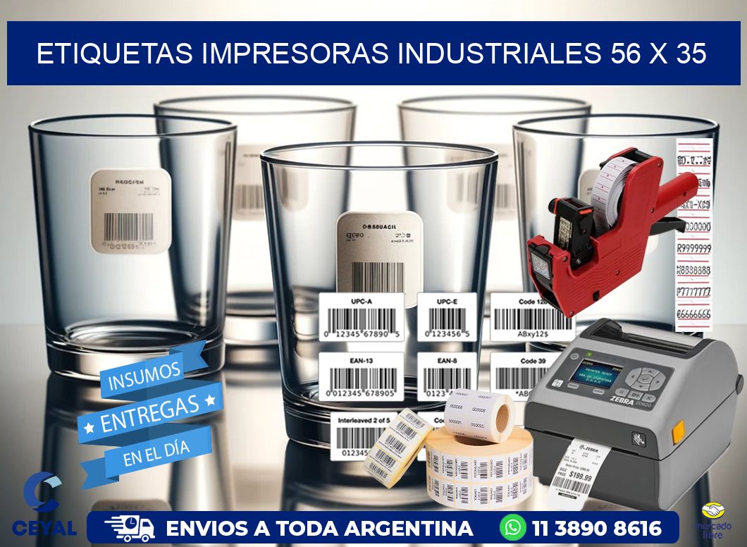 etiquetas impresoras industriales 56 x 35