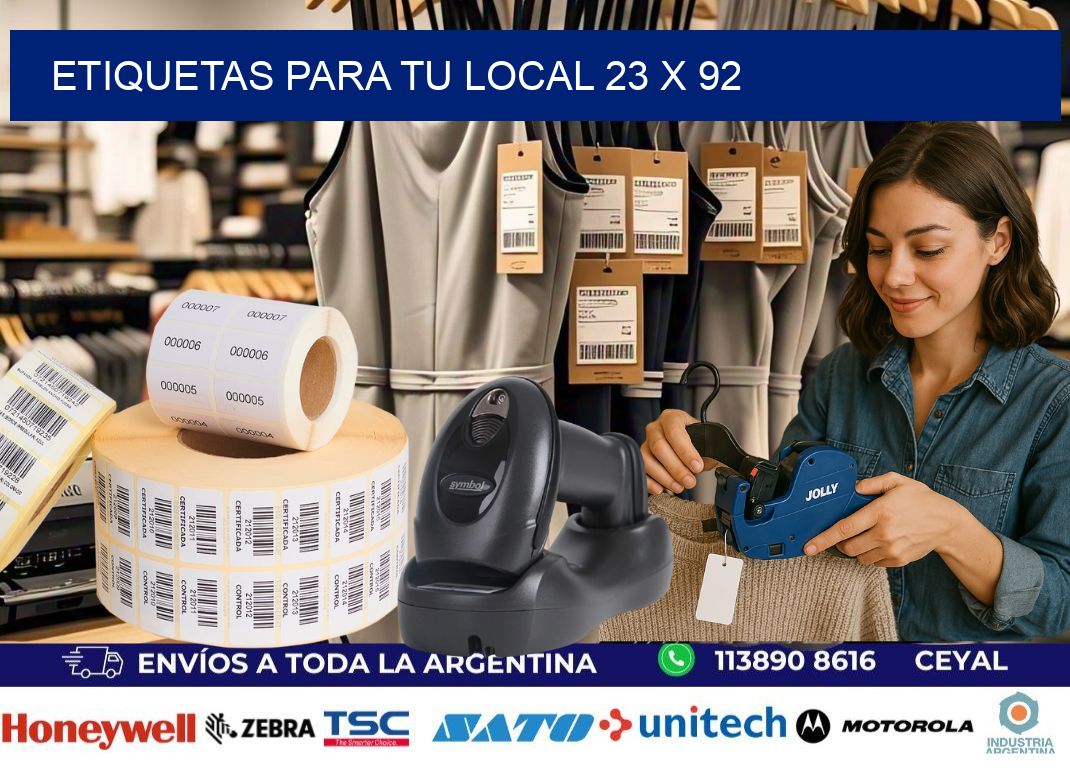 etiquetas para tu local 23 x 92