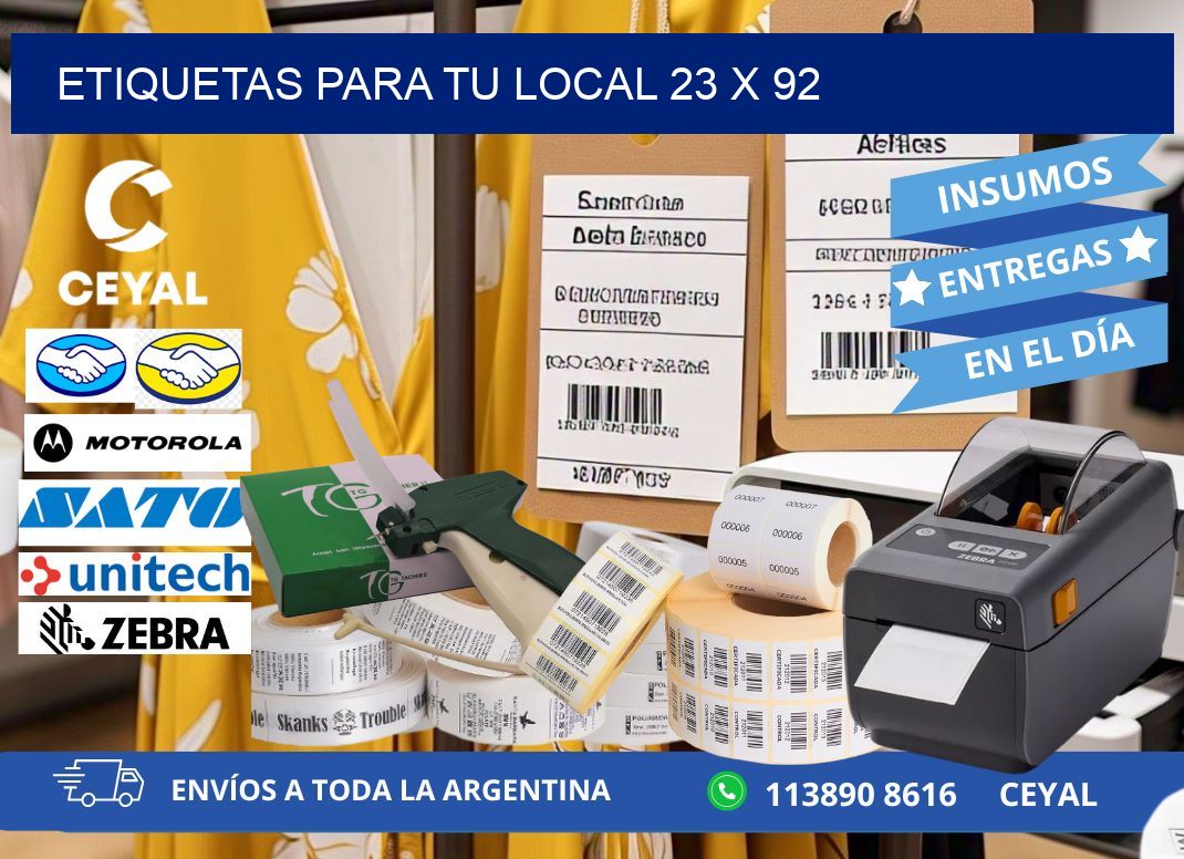 etiquetas para tu local 23 x 92