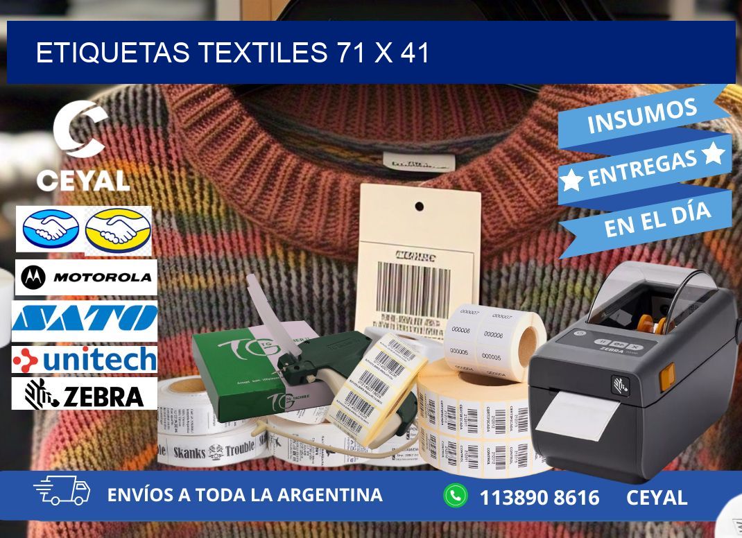 etiquetas textiles 71 x 41
