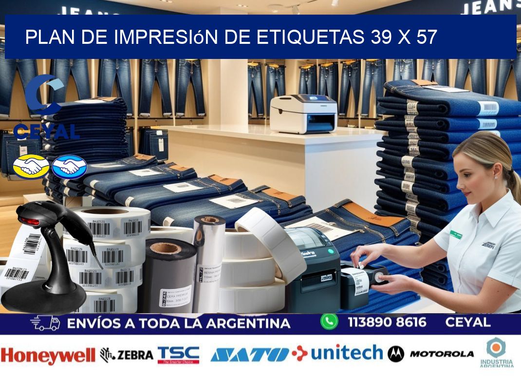 plan de impresión de etiquetas 39 x 57