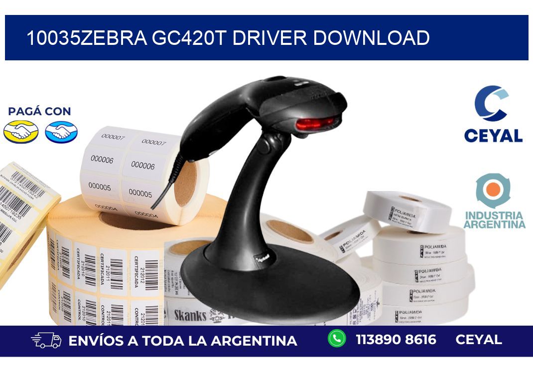 10035Zebra GC420t driver download