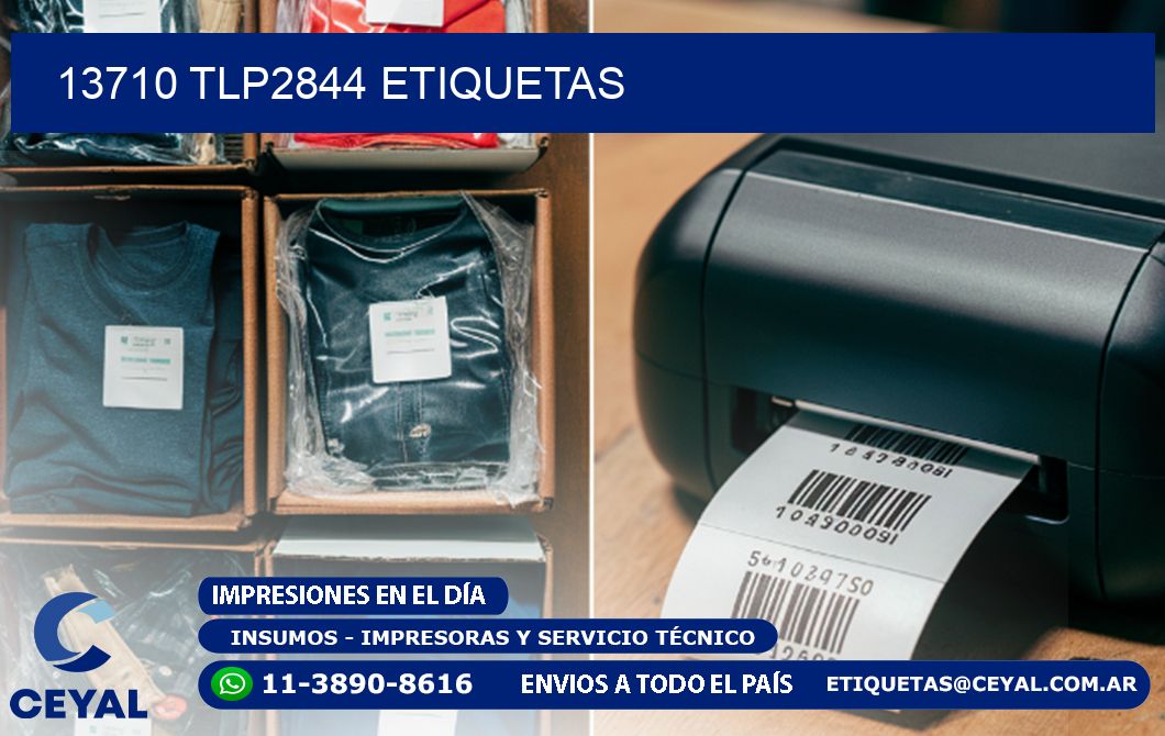 13710 TLP2844 etiquetas