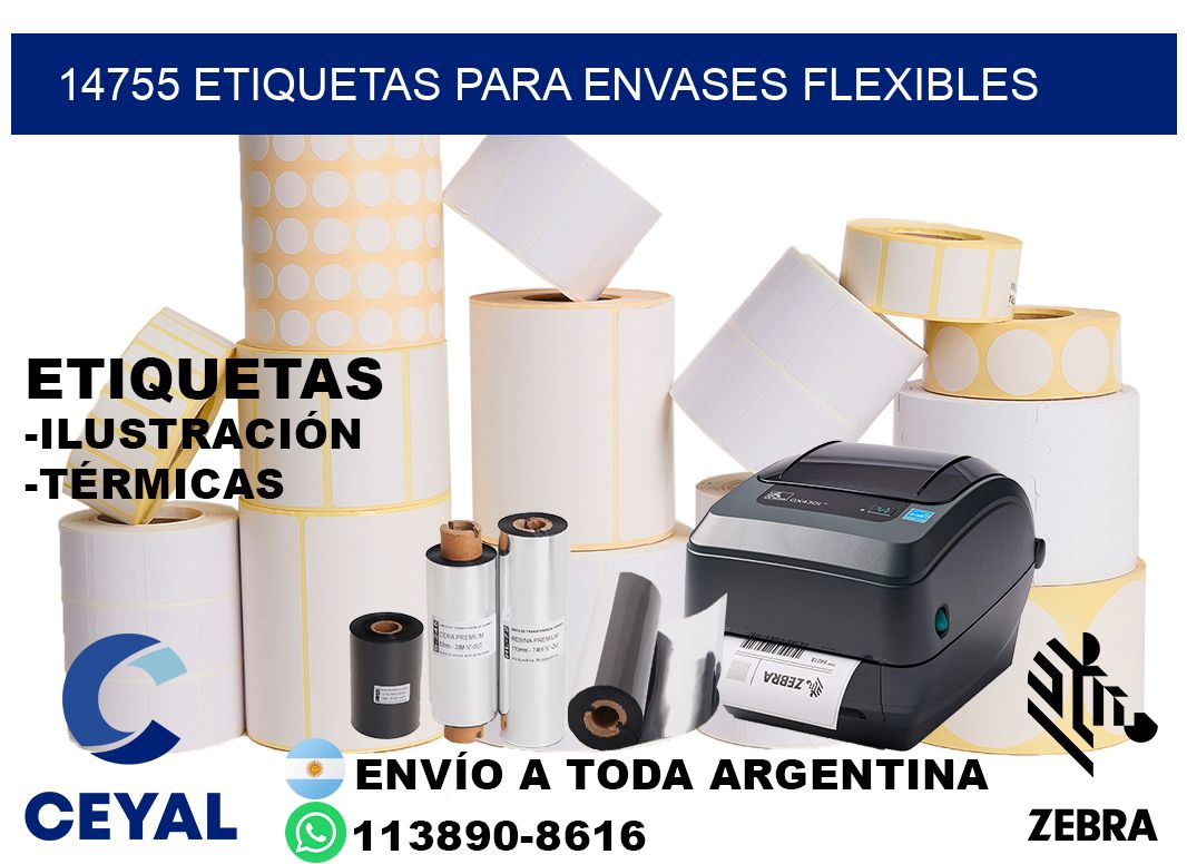 14755 Etiquetas para envases flexibles