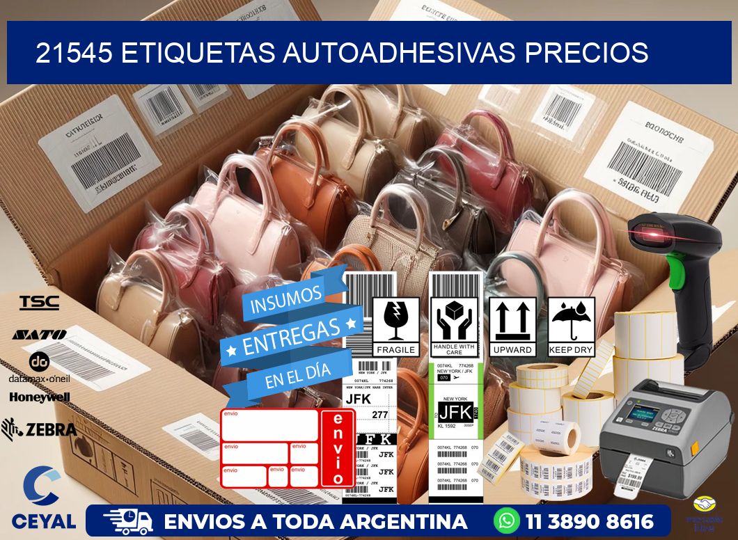 21545 Etiquetas autoadhesivas precios