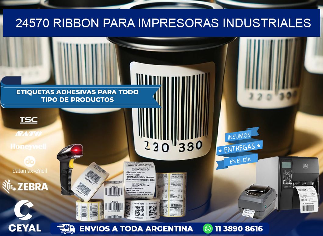 24570 Ribbon para impresoras industriales