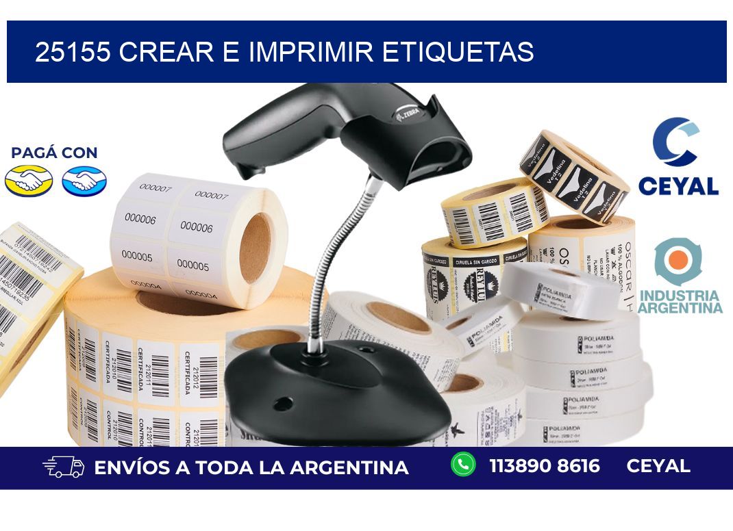 25155 Crear e imprimir etiquetas