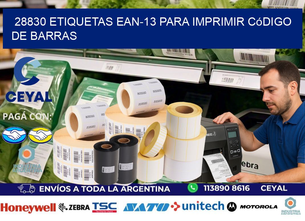 28830 etiquetas ean-13 para imprimir código  de barras