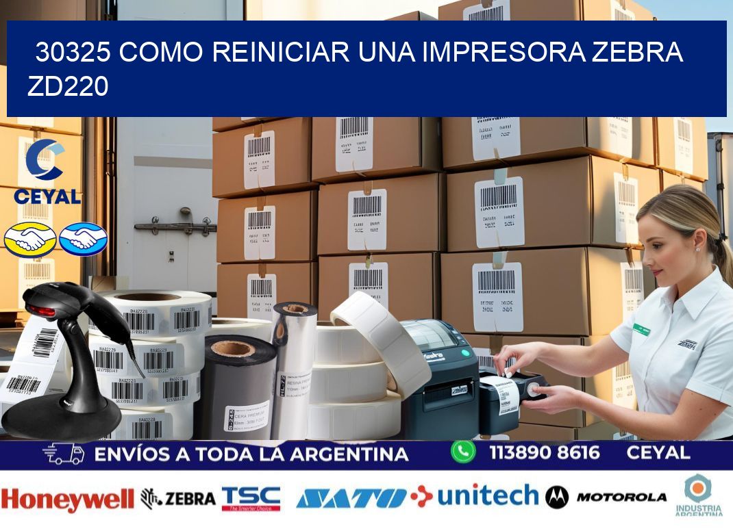 30325 Como reiniciar una impresora Zebra ZD220