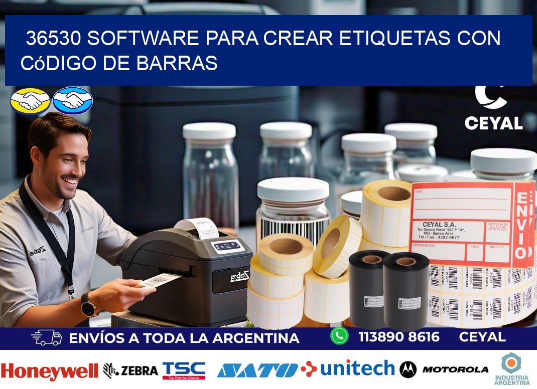 36530 Software para crear etiquetas con código de barras