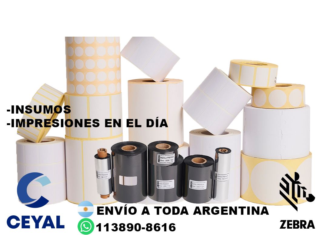 4 cajas de etiquetas 70 x 45