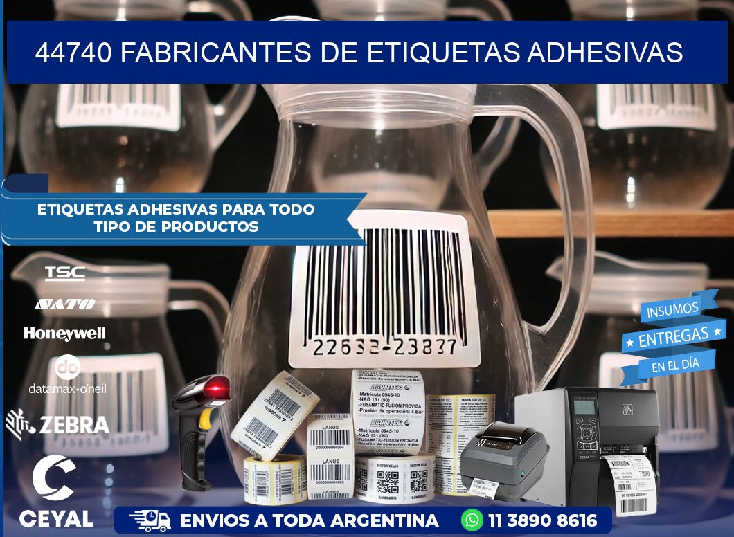 44740 Fabricantes de etiquetas adhesivas